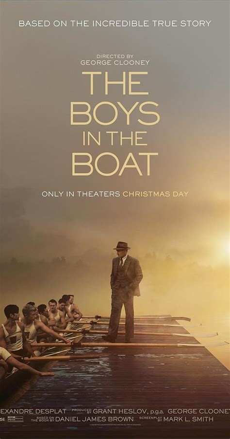 The Boys in the Boat is a sports drama based on the #1 New York Times bestselling non-fiction novel written by Daniel James Brown. The film, directed by George Clooney, is …